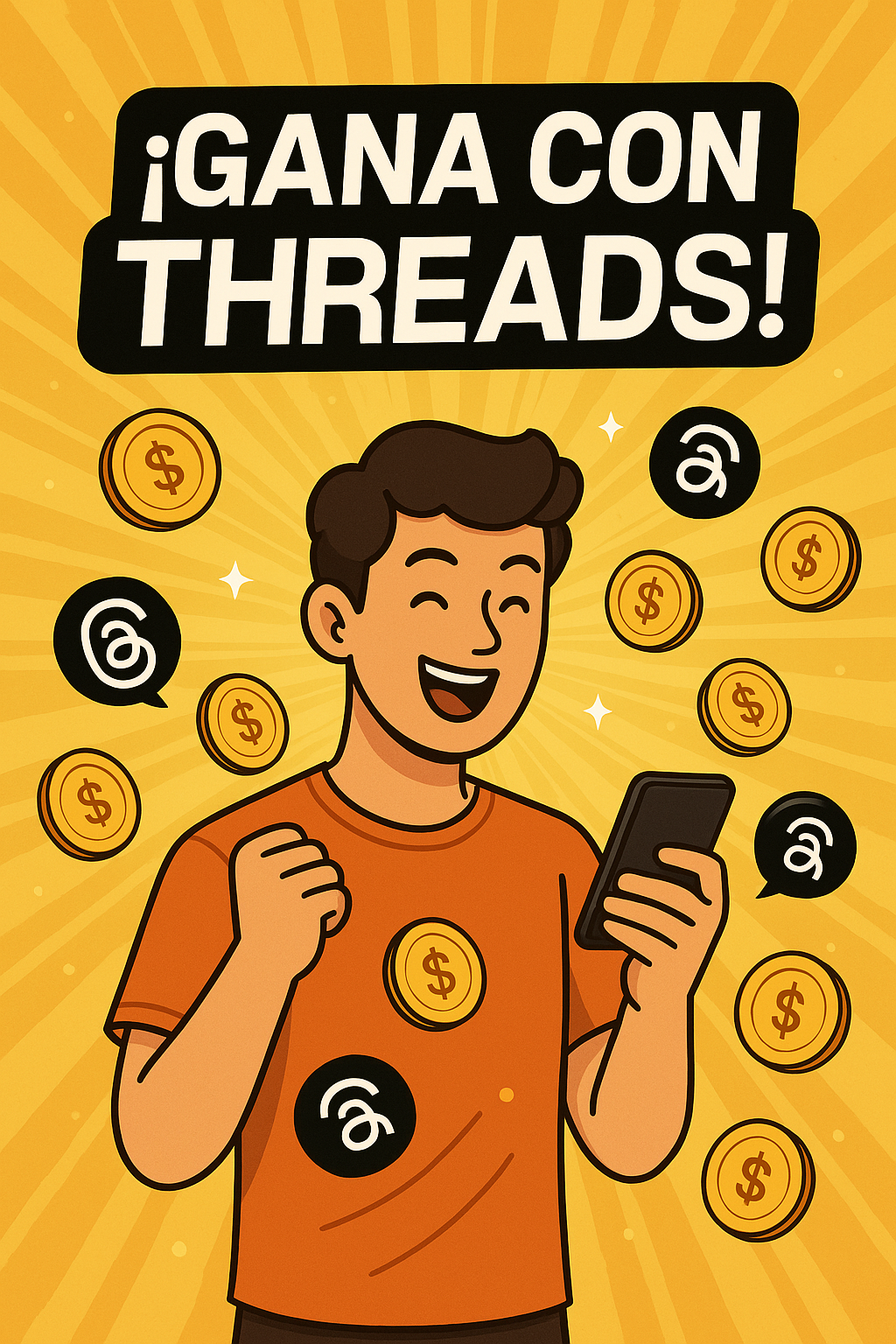 gana con threads