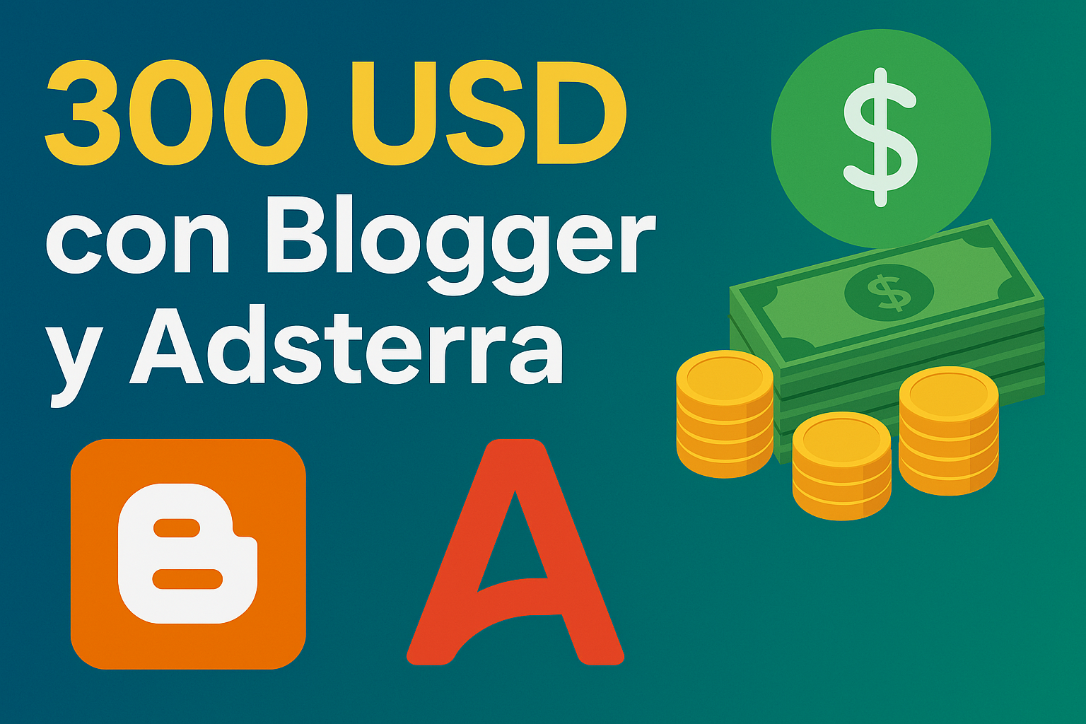 blogger y adsterra